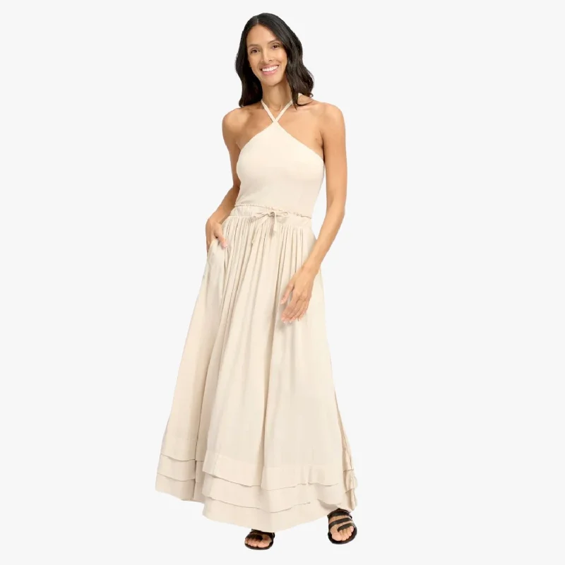 Nessa Maxi Skirt (Sand)