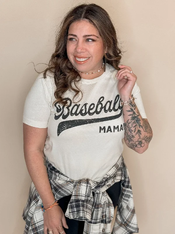 Baseball Mama Cotton Graphic Tee