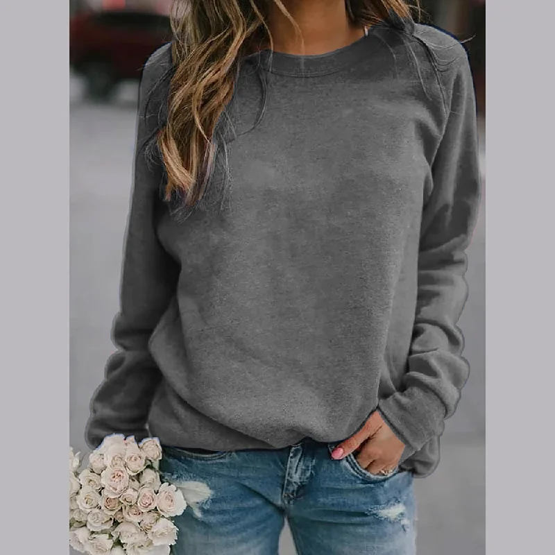 Amy Fashion - Long Sleeve O Neck T-Shirt