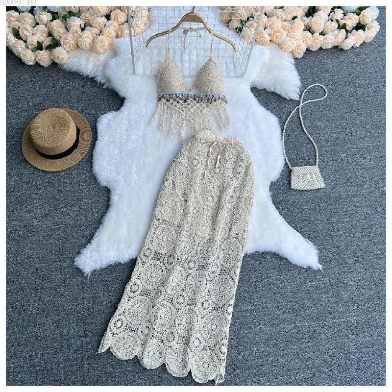 Lisa Crochet Coord Set