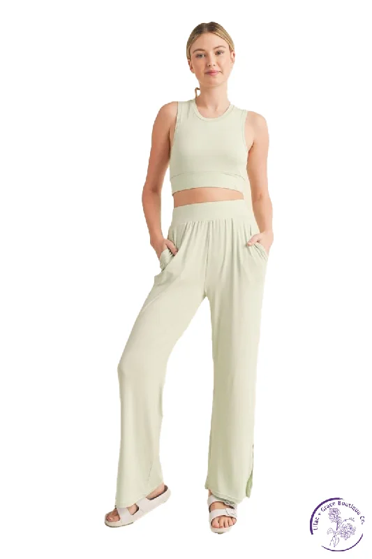 Chic Comfort Wide Leg Lounge Pant