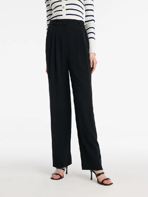 High-Waisted Straight Women Pants