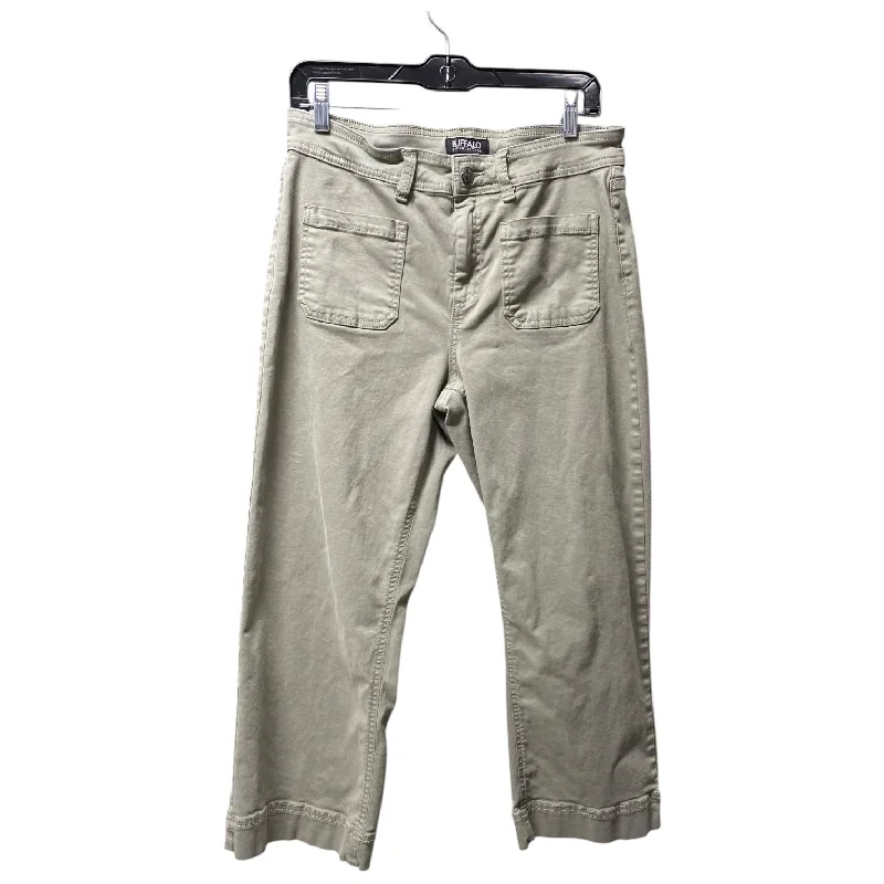 Pants Cropped By Buffalo David Bitton In Green, Size: 10