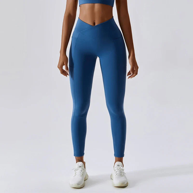 Waist Women Push Up Training Stretch Yoga Pants Fitness Tights Running Sports Leggings