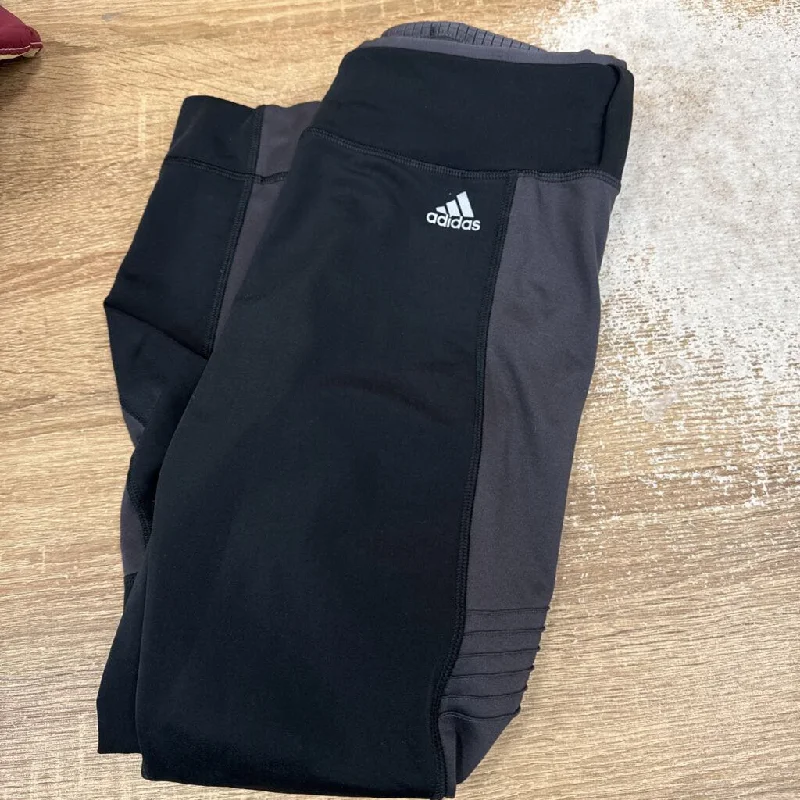 adidas - Women's Fleece ClimaHeat Running Tights - MSRP $130: Black-women-MD