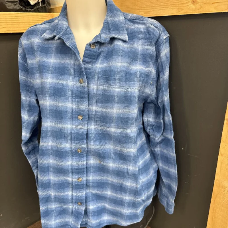 Eddie Bauer - Women's Flannel : Blue-women-SM