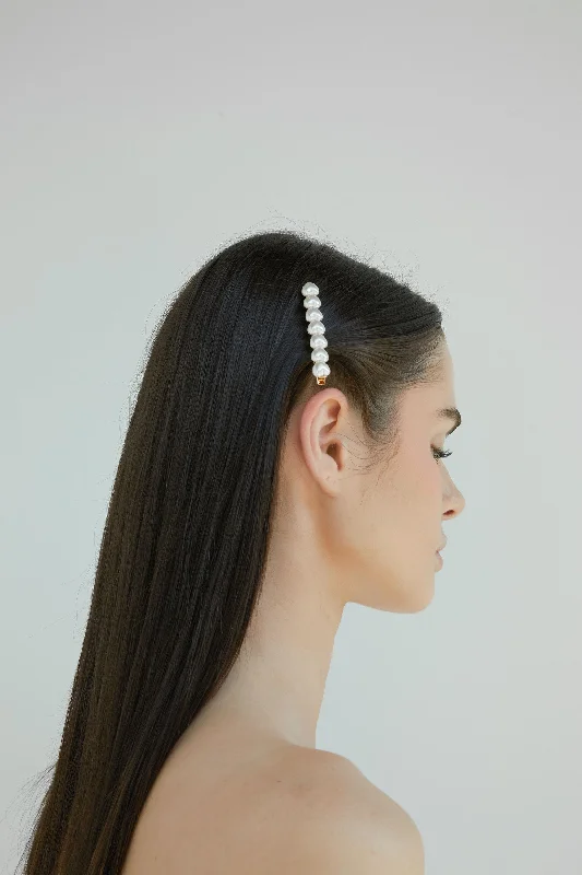 HEART PEARL HAIR CLIP