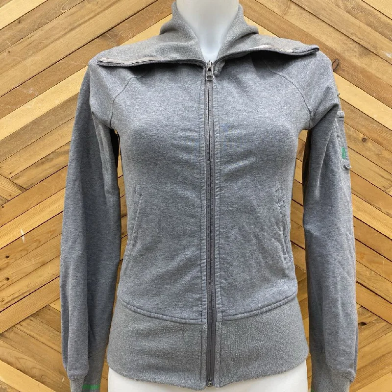 Lululemon- full zip active sweater : Grey -women-SM