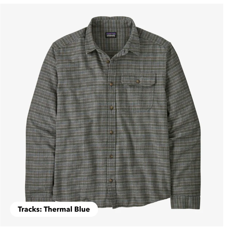 Patagonia Long-Sleeved Lightweight Fjord Flannel Shirt