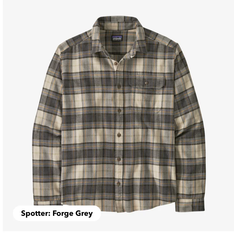 Patagonia Long-Sleeved Lightweight Fjord Flannel Shirt