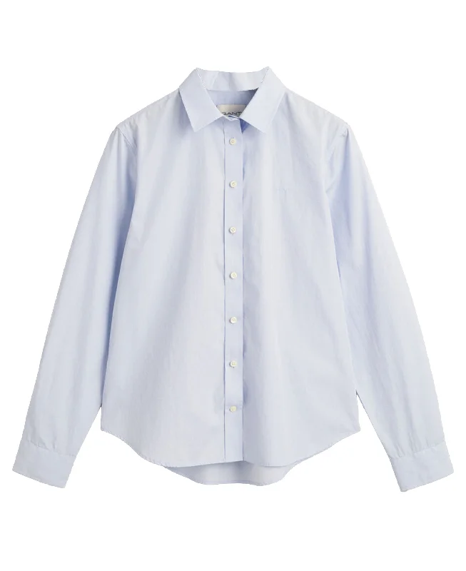 Regular Fit Poplin Shirt - Light Blue