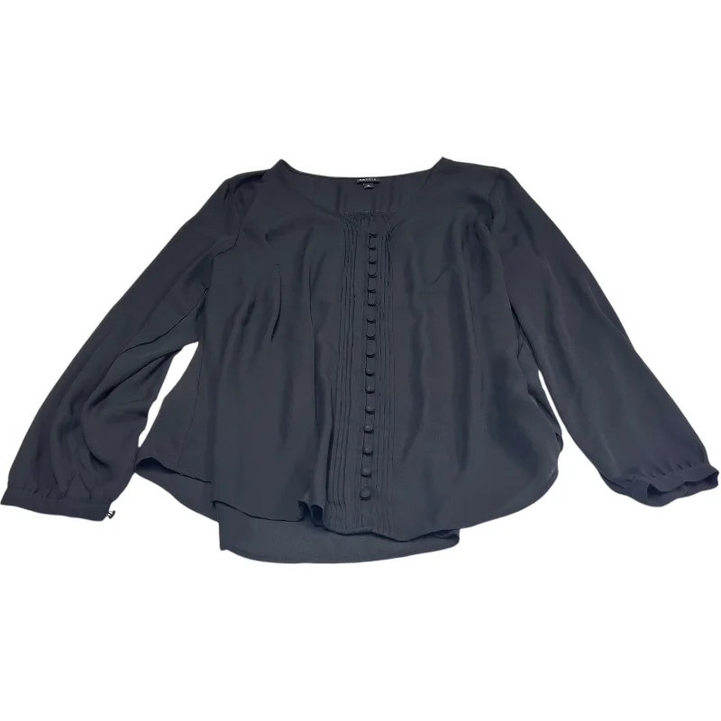 Blouse Long Sleeve By Torrid In Black, Size: 1x