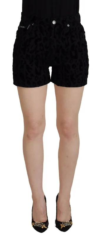 Dolce & Gabbana Chic Mid Waist Hot Pants Women's Shorts