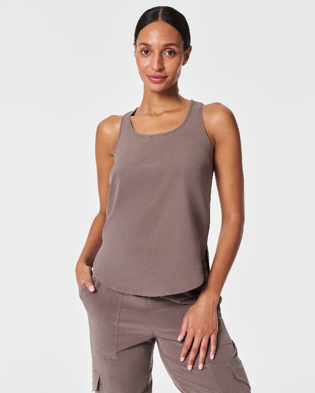 SPANX® On the Move Curved Hem Tank